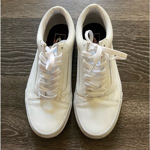 Vans Old Skool classic tumble true white